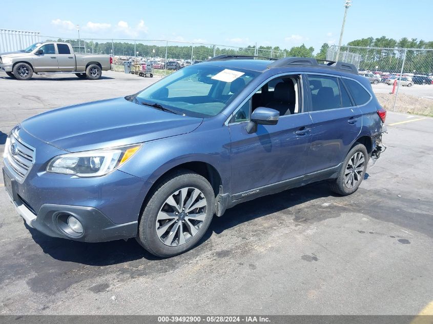 2017 Subaru Outback 2.5I Limited VIN: 4S4BSANC3H3275850 Lot: 39492900