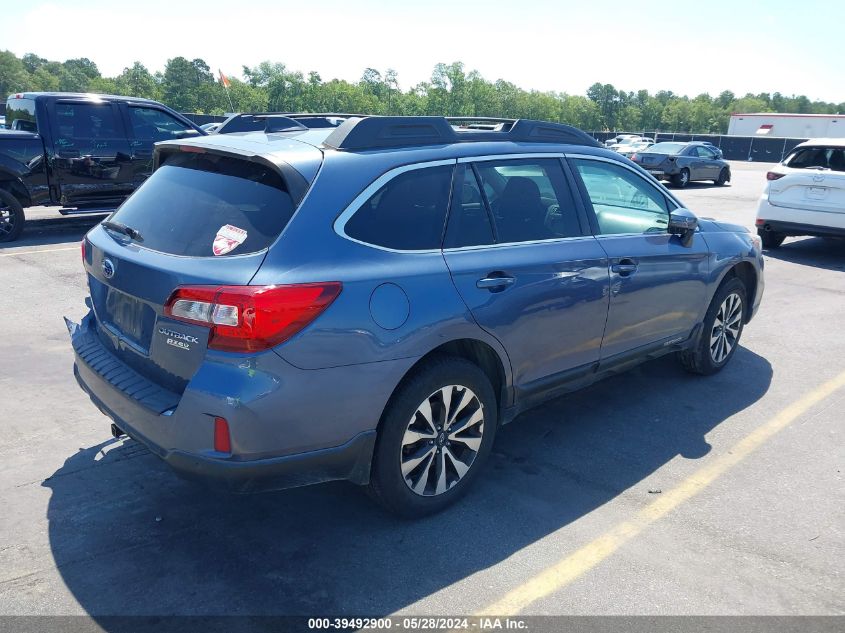 2017 Subaru Outback 2.5I Limited VIN: 4S4BSANC3H3275850 Lot: 39492900