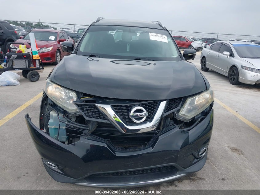 2014 Nissan Rogue Sl VIN: 5N1AT2MT0EC855438 Lot: 39492903