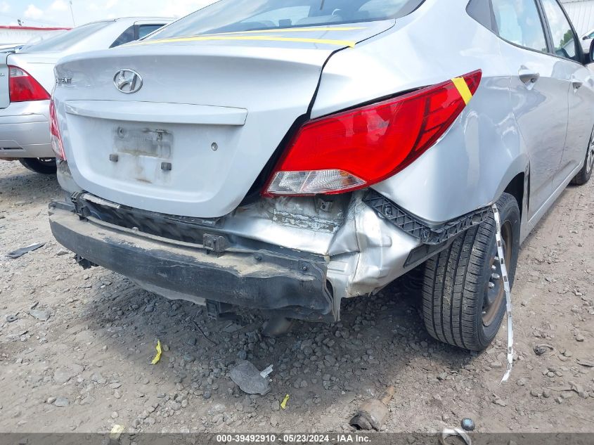 2017 Hyundai Accent Se VIN: KMHCT4AE0HU188721 Lot: 39492910