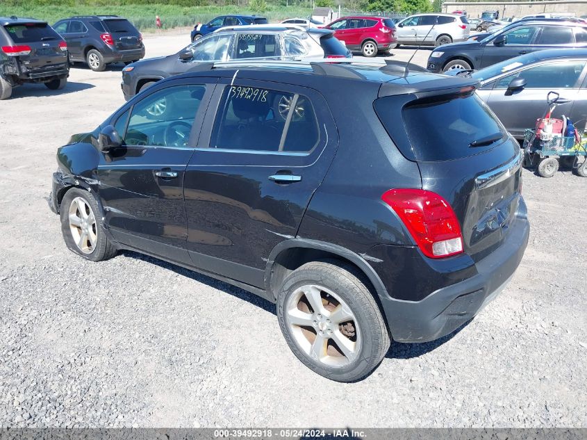 2015 Chevrolet Trax Ltz VIN: KL7CJTSB1FB072524 Lot: 39492918