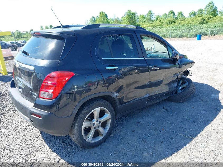 2015 Chevrolet Trax Ltz VIN: KL7CJTSB1FB072524 Lot: 39492918