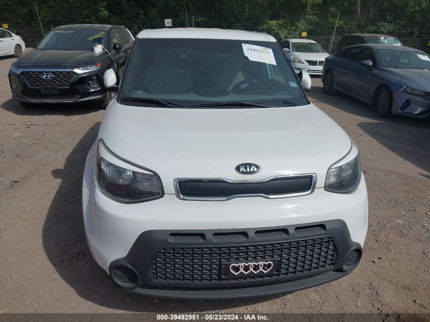 2016 Kia Soul ! VIN: KNDJN2A24G7847316 Lot: 39492951