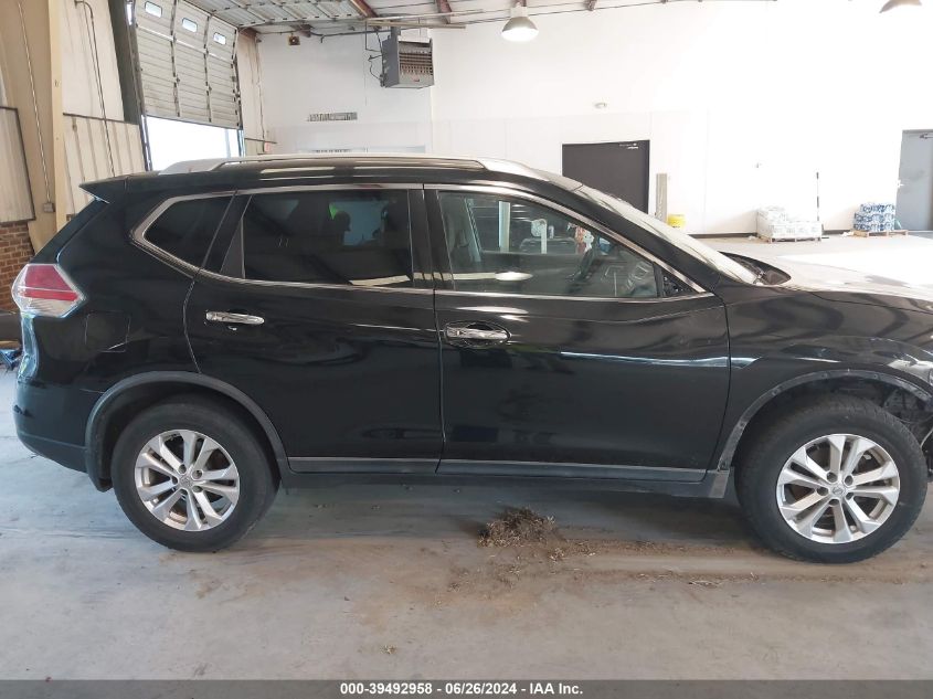 2016 Nissan Rogue Sv VIN: KNMAT2MV4GP713711 Lot: 39492958