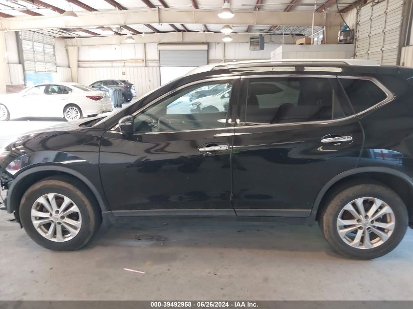 2016 Nissan Rogue Sv VIN: KNMAT2MV4GP713711 Lot: 39492958