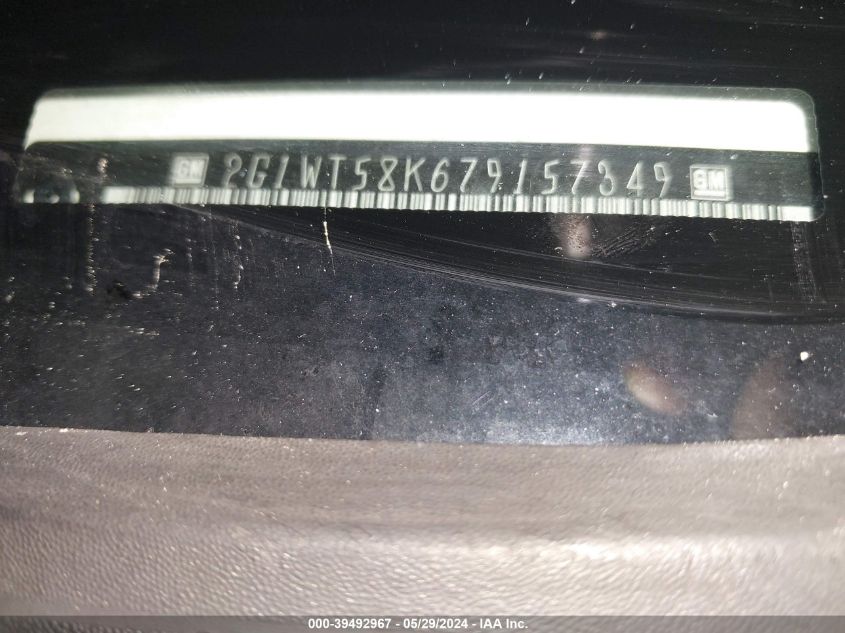 2007 Chevrolet Impala Lt VIN: 2G1WT58K679157349 Lot: 39492967