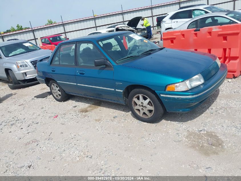 1995 Mercury Tracer Trio VIN: 3MASM10J2SR610299 Lot: 39492978