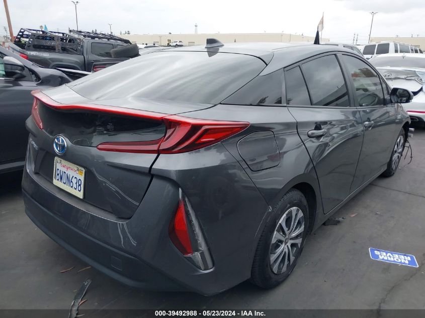 2021 Toyota Prius Prime Le VIN: JTDKAMFP5M3180193 Lot: 39492988