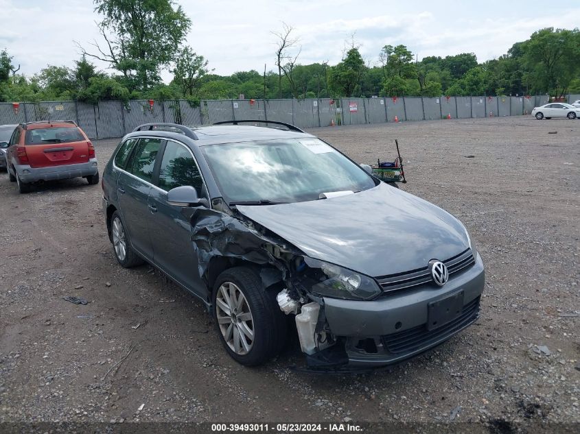 2012 Volkswagen Jetta Sportwagen 2.0L Tdi VIN: 3VWPL7AJ1CM642778 Lot: 39493011