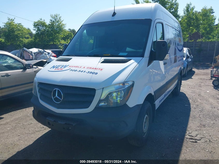 2017 Mercedes-Benz Sprinter 2500 Standard Roof V6 VIN: WD3PE7CD5HP539427 Lot: 39493018