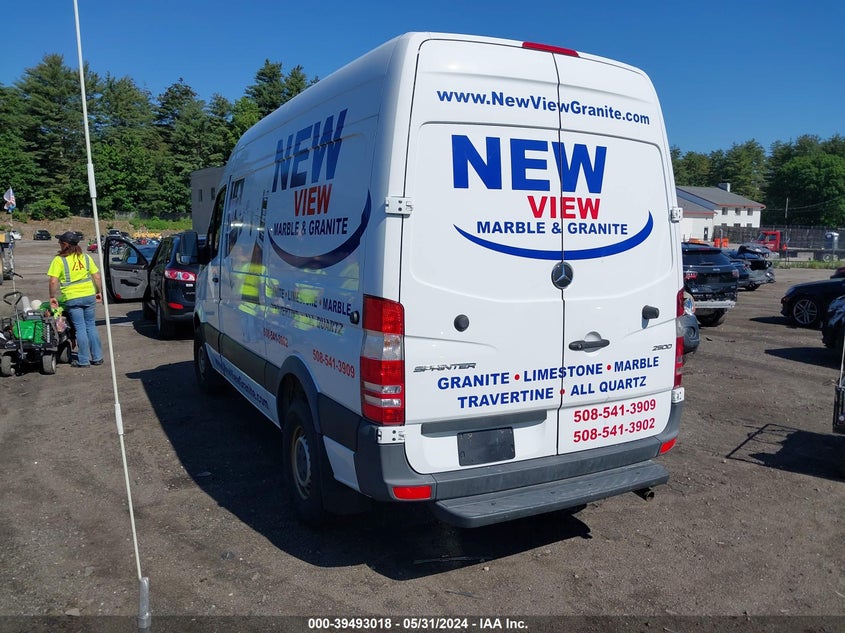 2017 Mercedes-Benz Sprinter 2500 Standard Roof V6 VIN: WD3PE7CD5HP539427 Lot: 39493018