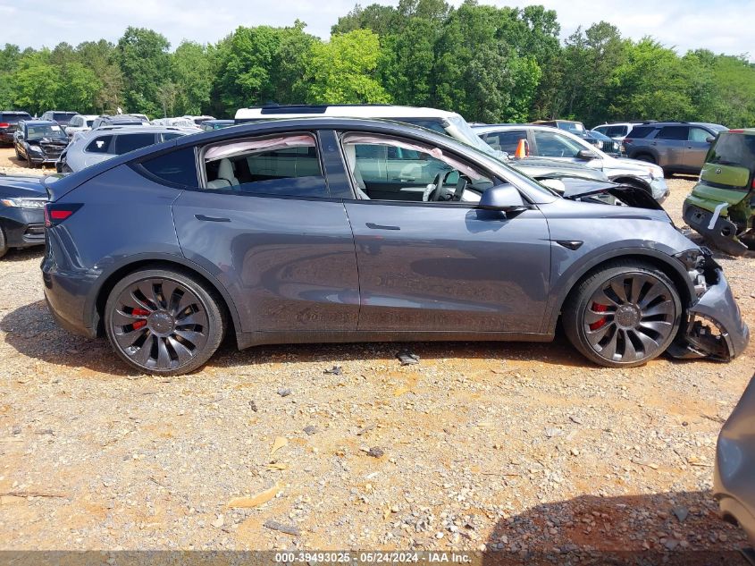 2023 Tesla Model Y Awd/Performance Dual Motor All-Wheel Drive VIN: 7SAYGDEF8PF977548 Lot: 39493025