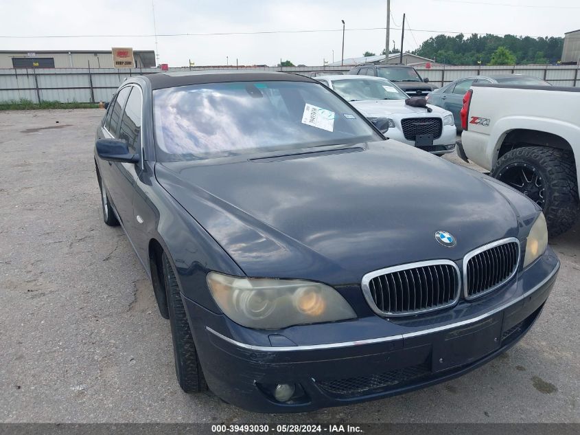 2006 BMW 750 I VIN: WBAHL83546DT05449 Lot: 39493030