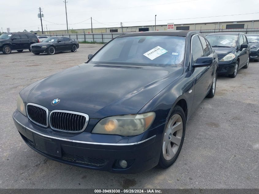 2006 BMW 750 I VIN: WBAHL83546DT05449 Lot: 39493030