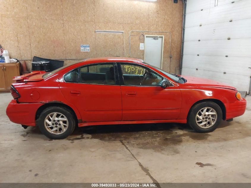 2003 Pontiac Grand Am Se1 VIN: 1G2NF52E93C105945 Lot: 39493033