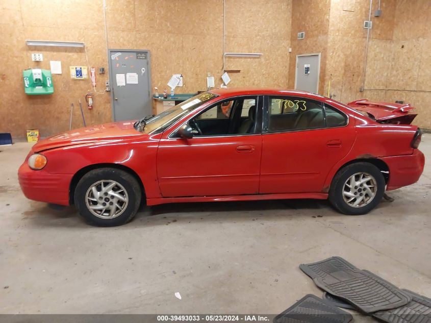 2003 Pontiac Grand Am Se1 VIN: 1G2NF52E93C105945 Lot: 39493033