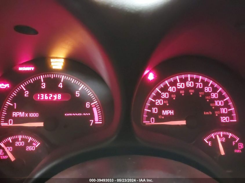 2003 Pontiac Grand Am Se1 VIN: 1G2NF52E93C105945 Lot: 39493033