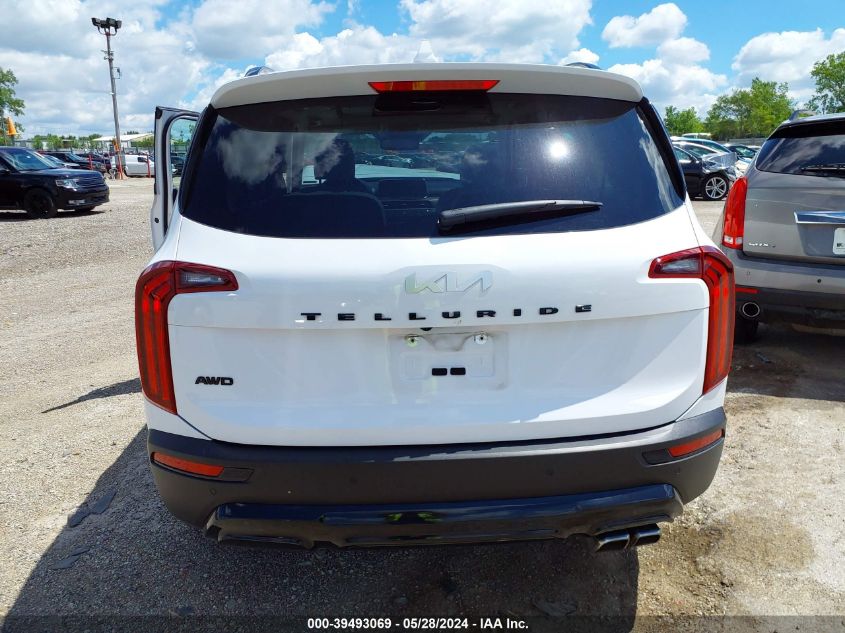 2022 Kia Telluride Sx VIN: 5XYP5DHC0NG221220 Lot: 39493069