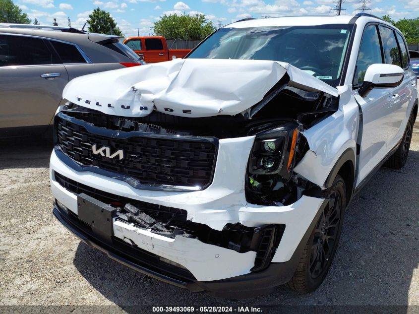 2022 Kia Telluride Sx VIN: 5XYP5DHC0NG221220 Lot: 39493069