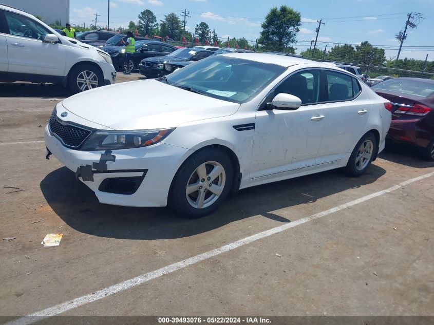 2015 Kia Optima Lx VIN: KNAGM4A77F5569393 Lot: 39493076