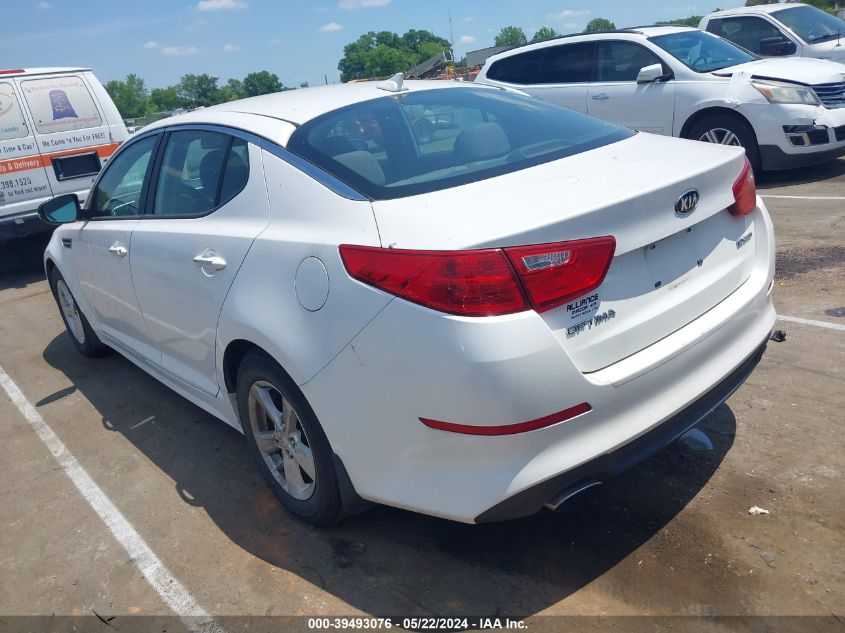 2015 Kia Optima Lx VIN: KNAGM4A77F5569393 Lot: 39493076