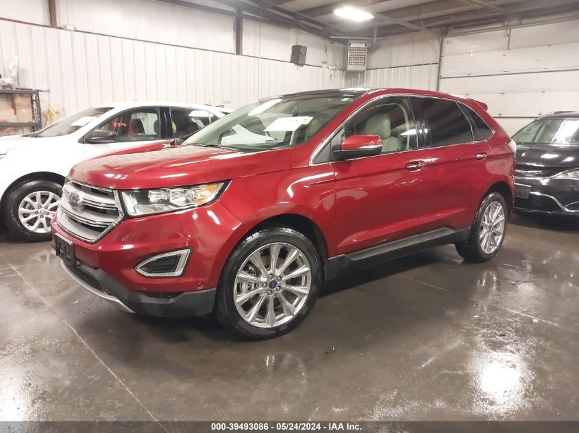 2FMPK4K80HBT21820 2017 Ford Edge Titanium