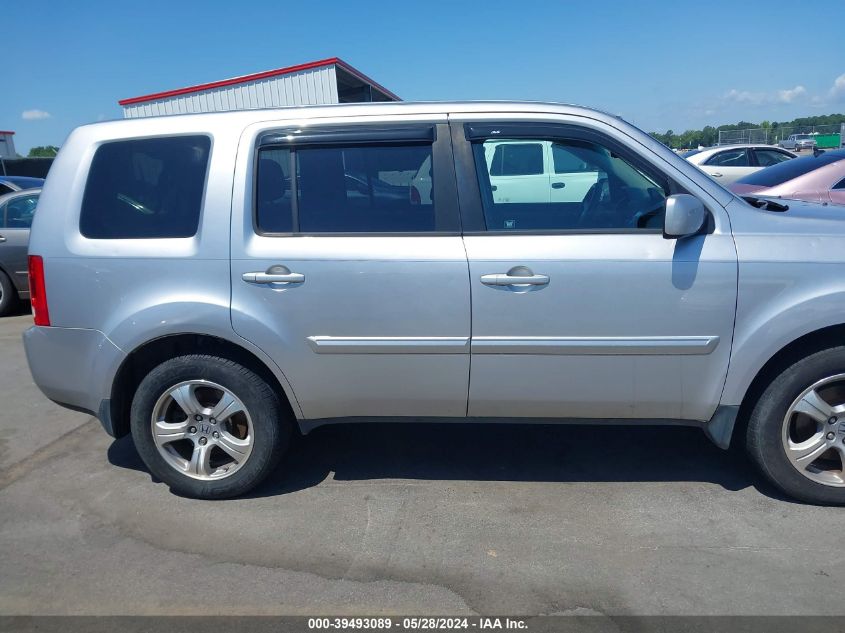 2012 Honda Pilot Ex-L VIN: 5FNYF4H61CB072896 Lot: 39493089