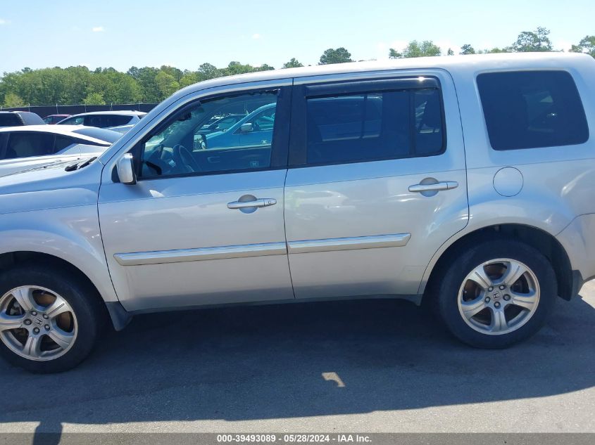 2012 Honda Pilot Ex-L VIN: 5FNYF4H61CB072896 Lot: 39493089