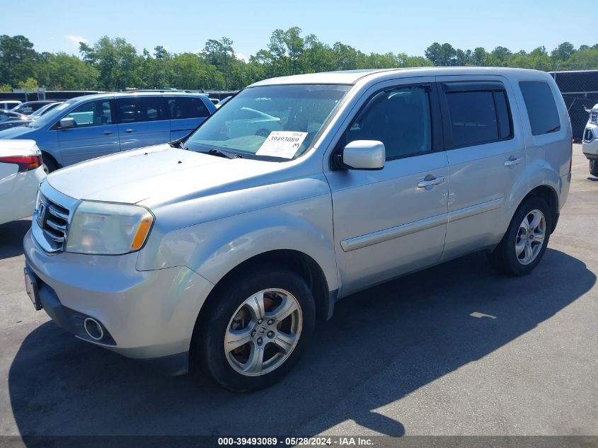 2012 Honda Pilot Ex-L VIN: 5FNYF4H61CB072896 Lot: 39493089