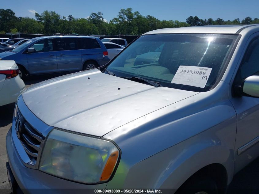 2012 Honda Pilot Ex-L VIN: 5FNYF4H61CB072896 Lot: 39493089