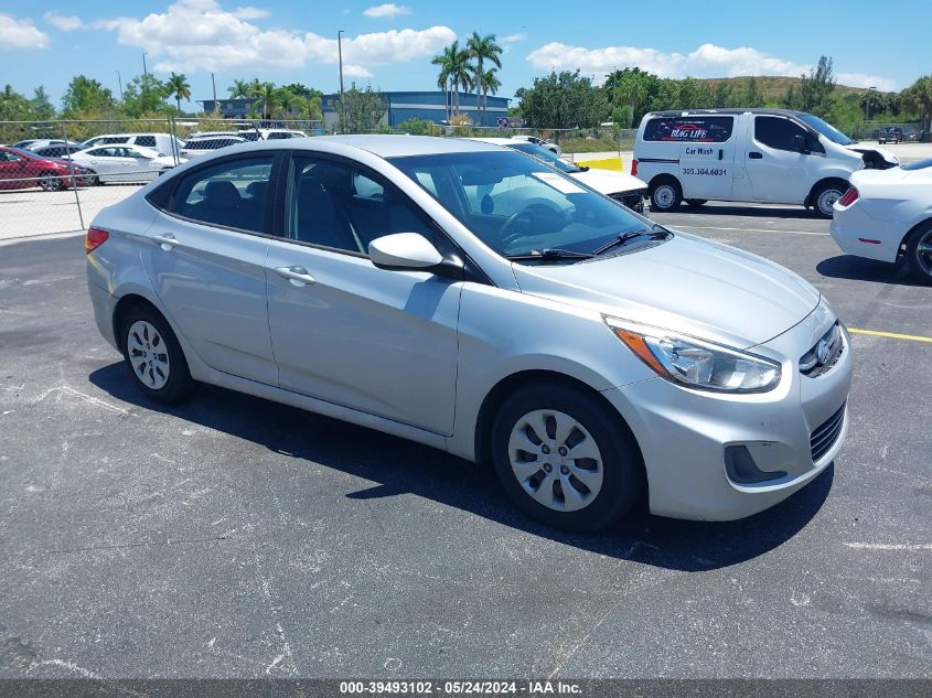 2016 Hyundai Accent Se VIN: KMHCT4AE2GU978603 Lot: 39493102