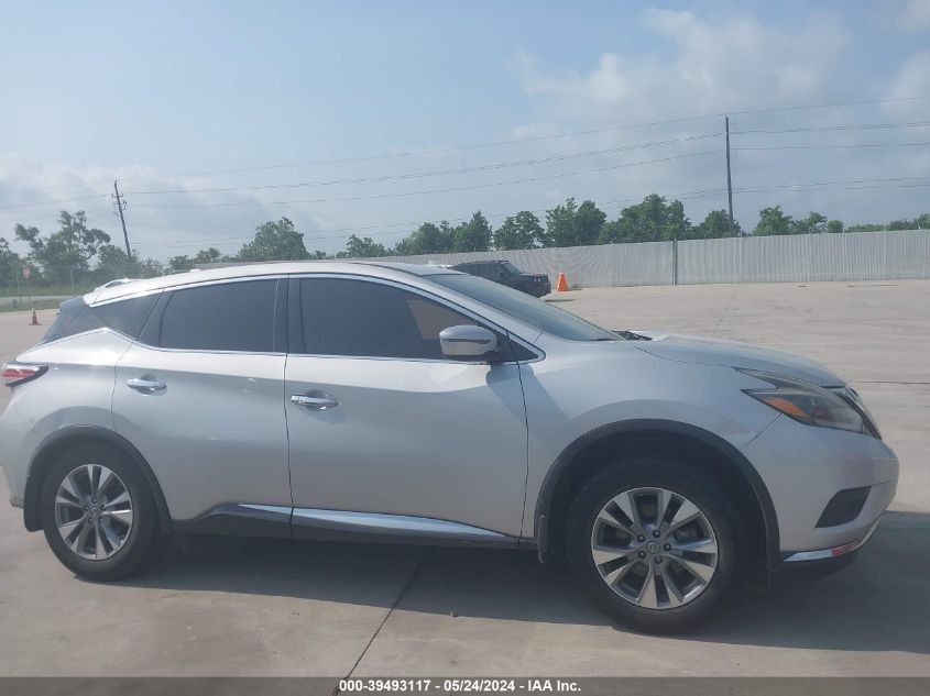 2018 Nissan Murano S VIN: 5N1AZ2MG1JN135372 Lot: 39493117