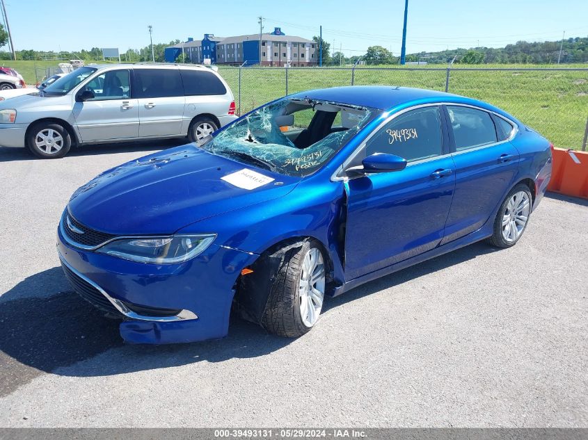 2015 Chrysler 200 Limited VIN: 1C3CCCAB8FN538905 Lot: 39493131