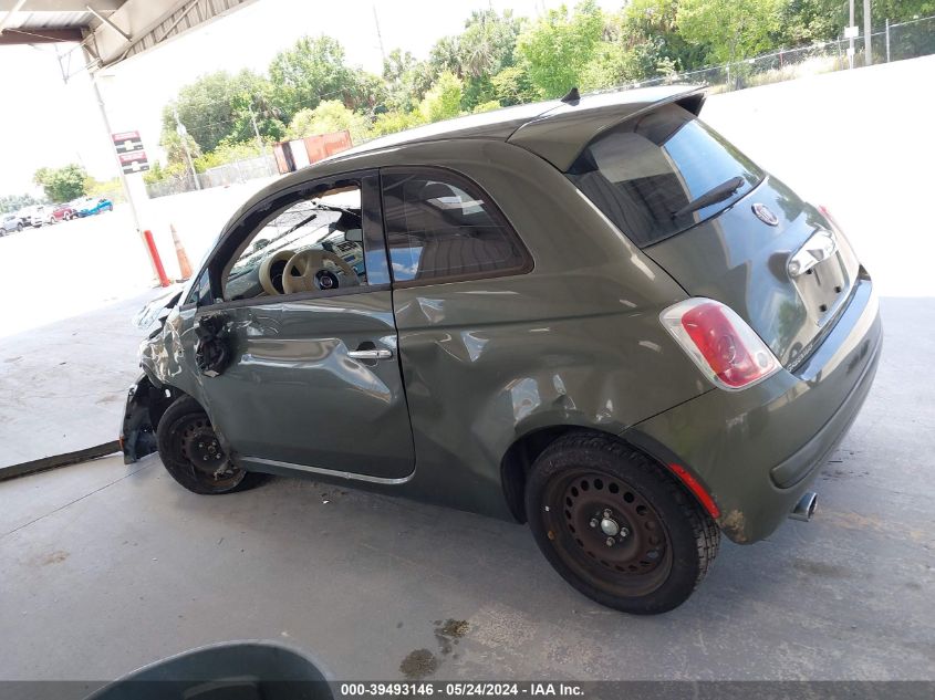 2015 Fiat 500 Pop VIN: 3C3CFFAR9FT753859 Lot: 39493146