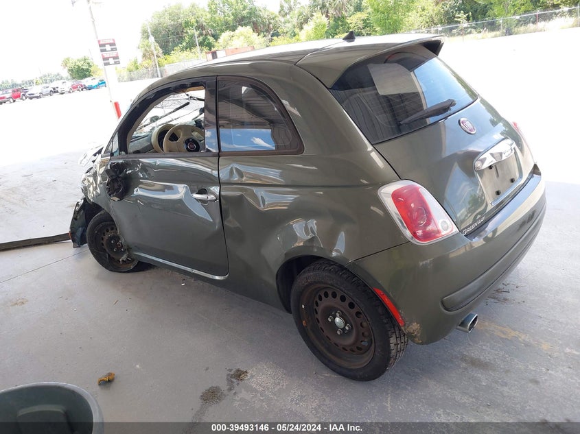 2015 Fiat 500 Pop VIN: 3C3CFFAR9FT753859 Lot: 39493146