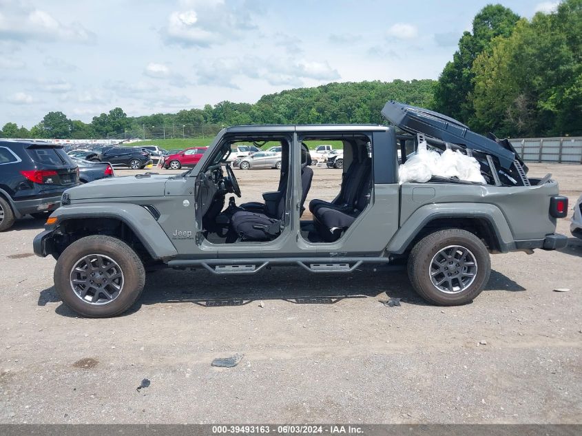 2022 Jeep Gladiator Overland 4X4 VIN: 1C6HJTFG6NL147653 Lot: 39493163