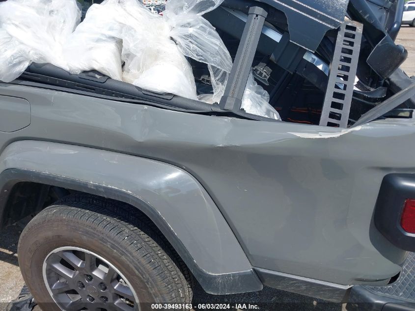 2022 Jeep Gladiator Overland 4X4 VIN: 1C6HJTFG6NL147653 Lot: 39493163