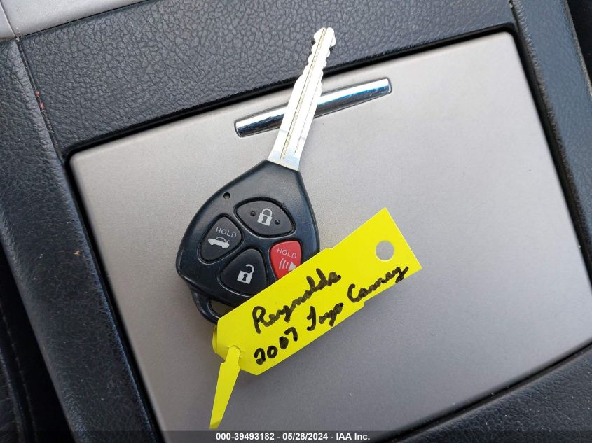 2007 Toyota Camry Le/Xle/Se VIN: 4T1BK46K67U537070 Lot: 39493182