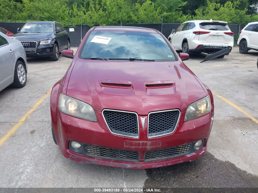 2009 Pontiac G8 VIN: 6G2ER577X9L155346 Lot: 39493188