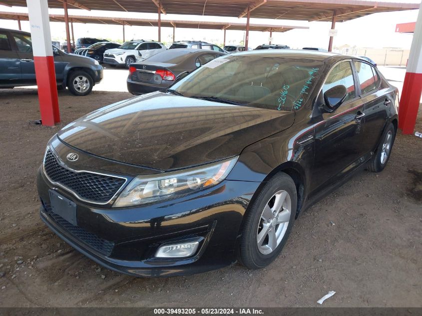 2015 Kia Optima Lx VIN: 5XXGM4A76FG504615 Lot: 39493205