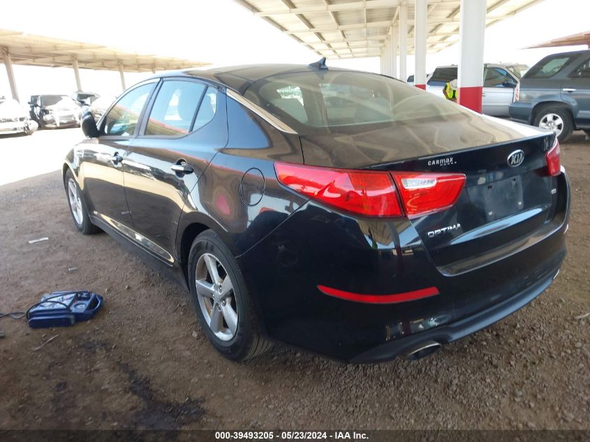 2015 Kia Optima Lx VIN: 5XXGM4A76FG504615 Lot: 39493205