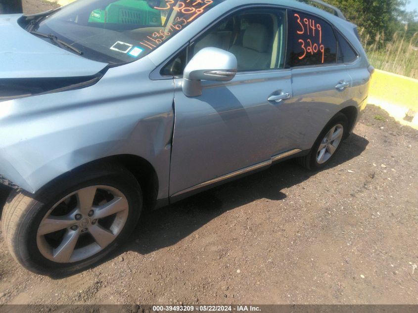 2010 Lexus Rx 350 VIN: 2T2BK1BA3AC015688 Lot: 39493209