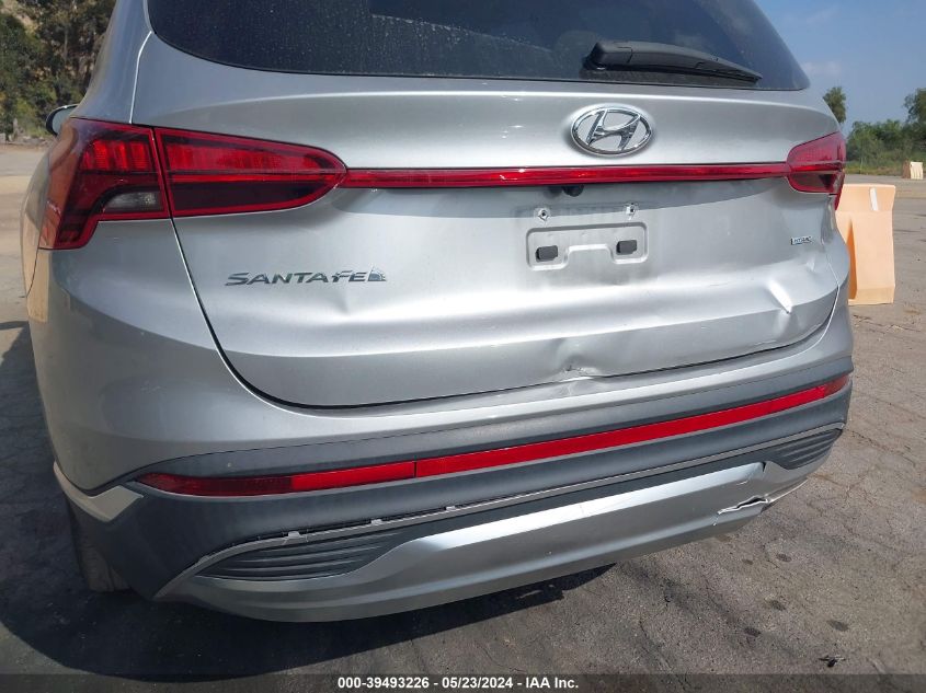 2021 Hyundai Santa Fe Sel VIN: 5NMS2DAJ8MH367428 Lot: 39493226