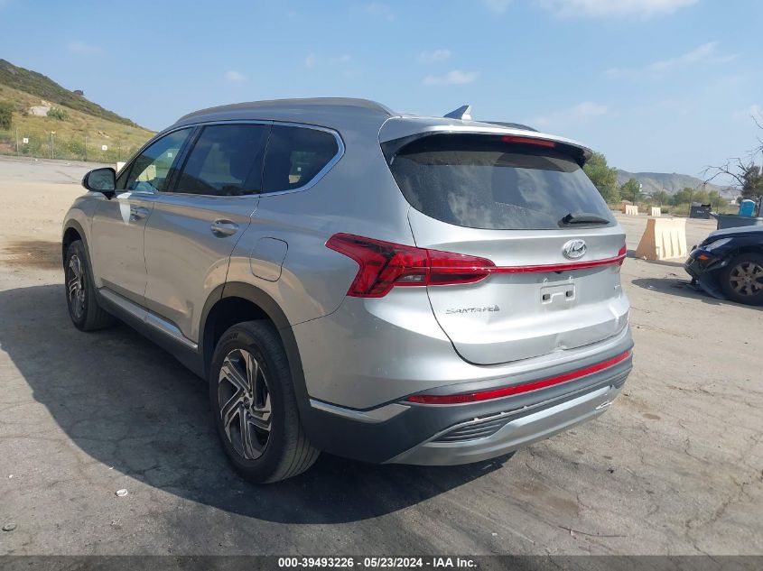 2021 Hyundai Santa Fe Sel VIN: 5NMS2DAJ8MH367428 Lot: 39493226