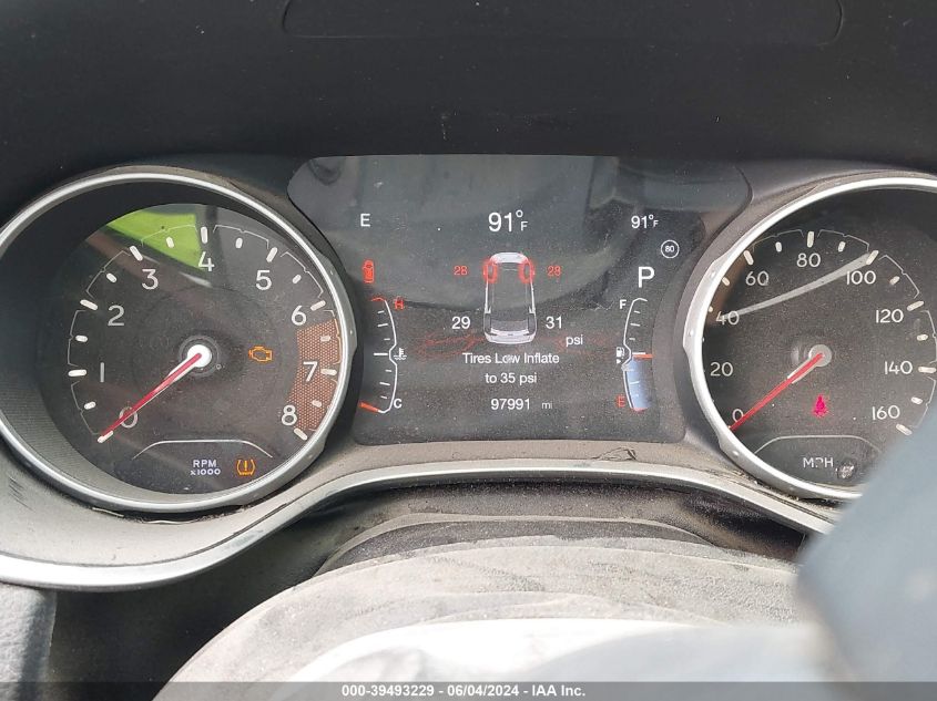 2019 Jeep Compass Latitude Fwd VIN: 3C4NJCBB2KT743431 Lot: 39493229