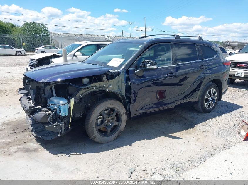 2020 Toyota Highlander Xle VIN: 5TDGZRBH3LS053482 Lot: 39493238