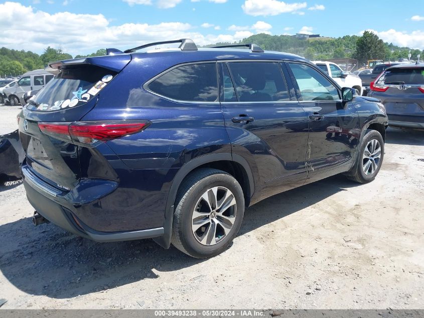 2020 Toyota Highlander Xle VIN: 5TDGZRBH3LS053482 Lot: 39493238