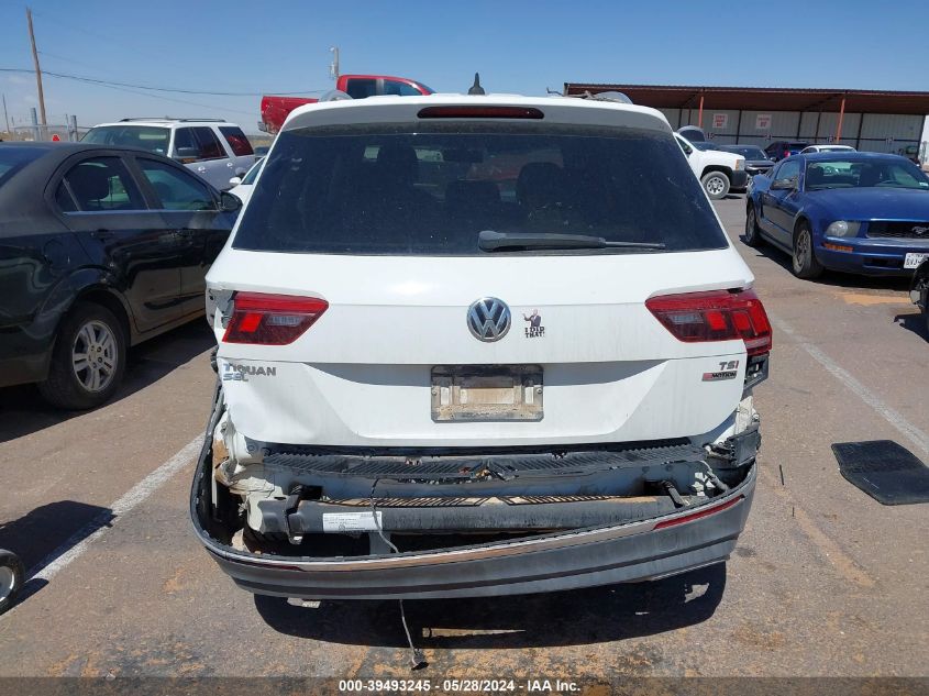 2018 Volkswagen Tiguan 2.0T Se/2.0T Sel VIN: 3VV2B7AX6JM028795 Lot: 39493245