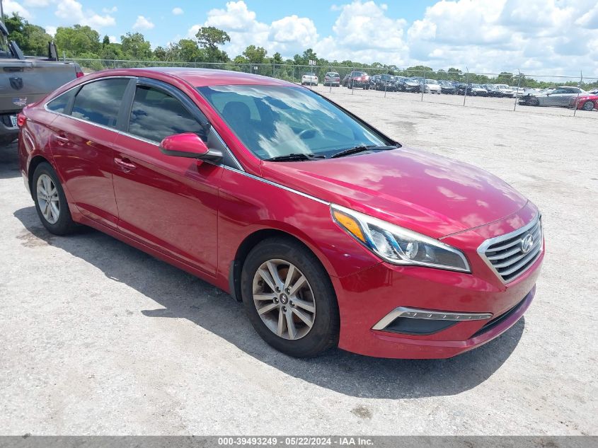 2015 Hyundai Sonata Se VIN: 5NPE24AF9FH141896 Lot: 39493249