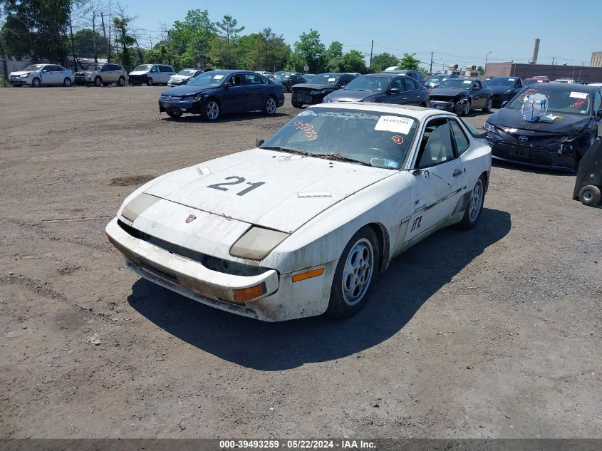 1987 Porsche 944 S VIN: WP0AA094XHN450776 Lot: 39493259